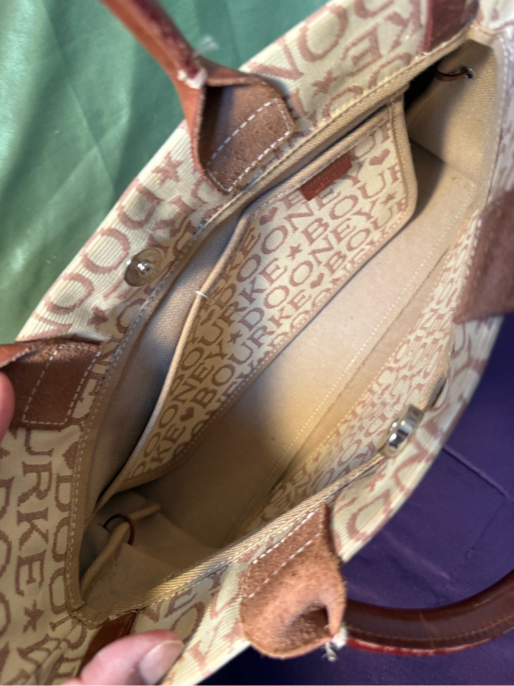 Dooney & Bourke Tote with Tassels - Picture 6 of 14
